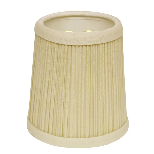 Cloth & Wire 4-in X 4-in Egg Fabric Empire Lamp Shade - Set Of 6 1 Cloth & Wire 4-in X 4-in Egg Fabric Empire Lamp Shade - Set Of 6