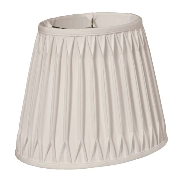Cloth & Wire 9-in X 9-in Cream Silk Drum Lamp Shade 1 Cloth & Wire 9-in X 9-in Cream Silk Drum Lamp Shade