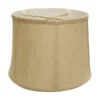 Cloth & Wire 10.25-in X 17-in Jute Burlap Drum Lamp Shade