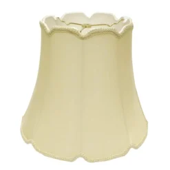 Cloth & Wire 16-in X 18-in Antique White Silk Empire Lamp Shade