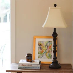 Cloth & Wire 9-in X 12-in Egg Silk Square Lamp Shade