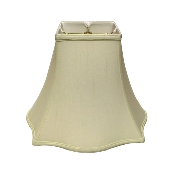Cloth & Wire 9-in X 12-in Egg Silk Square Lamp Shade 2 Cloth & Wire 9-in X 12-in Egg Silk Square Lamp Shade - Image 2