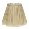 Cloth & Wire 9-in X 12-in Taupe Silk Square Lamp Shade