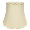 Cloth & Wire 14-in X 16-in Egg Silk Empire Lamp Shade