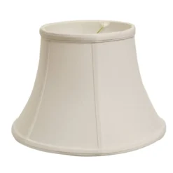 Cloth & Wire 9.5-in X 17.5-in Snow Fabric Drum Lamp Shade