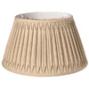 Cloth & Wire 9.5-in X 17.5-in Vintage Gold Silk Drum Lamp Shade