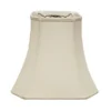 Cloth & Wire 12-in X 14-in Natural Linen Bell Lamp Shade