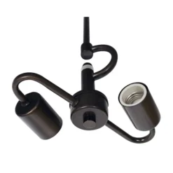 Cloth & Wire Oil Rubbed Bronze Indoor 2-Light Downrod Pendant Stem Light Kit -Globe Lite Shop 330984076 AlternateImage1 l