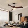 Clihome 52-in Solid Mahogany LED Indoor 3-Blade Ceiling Fan And Remote Control Included