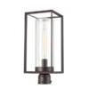 Millennium Lighting Wheatland 18-in Powder Coat Bronze Transitional Post Lantern