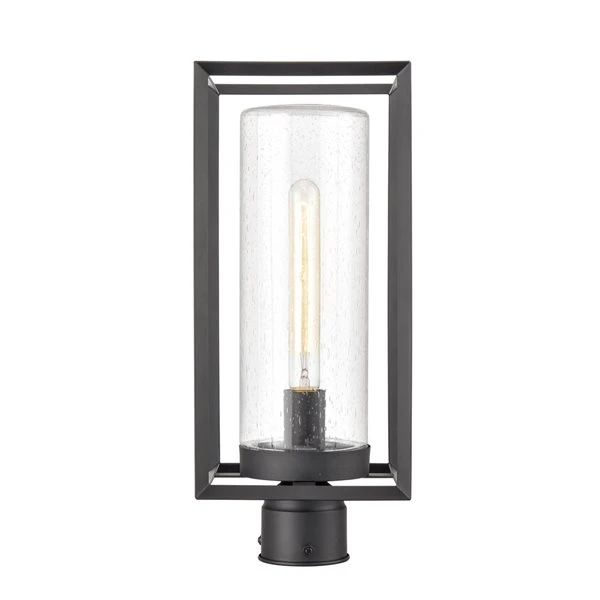 Millennium Lighting Wheatland 18-in Powder Coat Black Transitional Post Light 3 Millennium Lighting Wheatland 18-in Powder Coat Black Transitional Post Light - Image 3