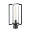 Millennium Lighting Wheatland 18-in Powder Coat Black Transitional Post Light