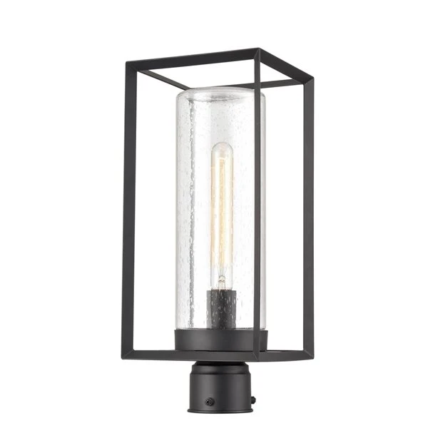 Millennium Lighting Wheatland 18-in Powder Coat Black Transitional Post Light 4 Millennium Lighting Wheatland 18-in Powder Coat Black Transitional Post Light - Image 4