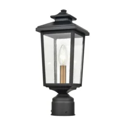 Millennium Lighting Eldrick 14-in Powder Coat Black Transitional Post Lantern -Globe Lite Shop 331031144 AlternateImage2 l