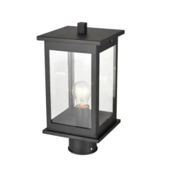 Millennium Lighting Bowton 14.75-in Powder Coat Black Transitional Post Lantern 7 Millennium Lighting Bowton 14.75-in Powder Coat Black Transitional Post Lantern -Globe Lite Shop 331031155 AlternateImage3 l
