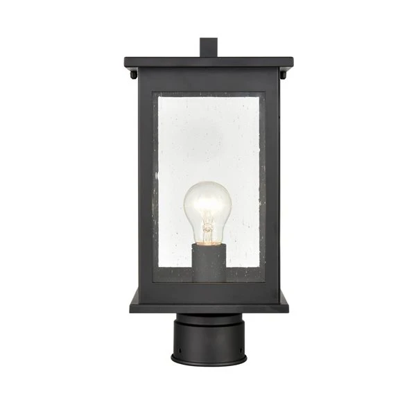 Millennium Lighting Bowton 14.75-in Powder Coat Black Transitional Post Lantern 2 Millennium Lighting Bowton 14.75-in Powder Coat Black Transitional Post Lantern - Image 2
