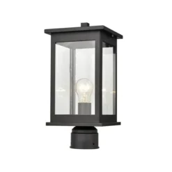 Millennium Lighting Bowton 14.75-in Powder Coat Black Transitional Post Lantern 8 Millennium Lighting Bowton 14.75-in Powder Coat Black Transitional Post Lantern -Globe Lite Shop 331031155 MainImage 001 l