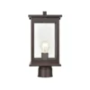 Millennium Lighting Bowton 14.75-in Powder Coat Bronze Transitional Post Lantern
