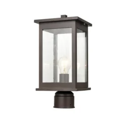 Millennium Lighting Bowton 14.75-in Powder Coat Bronze Transitional Post Lantern -Globe Lite Shop 331031164 AlternateImage3 l