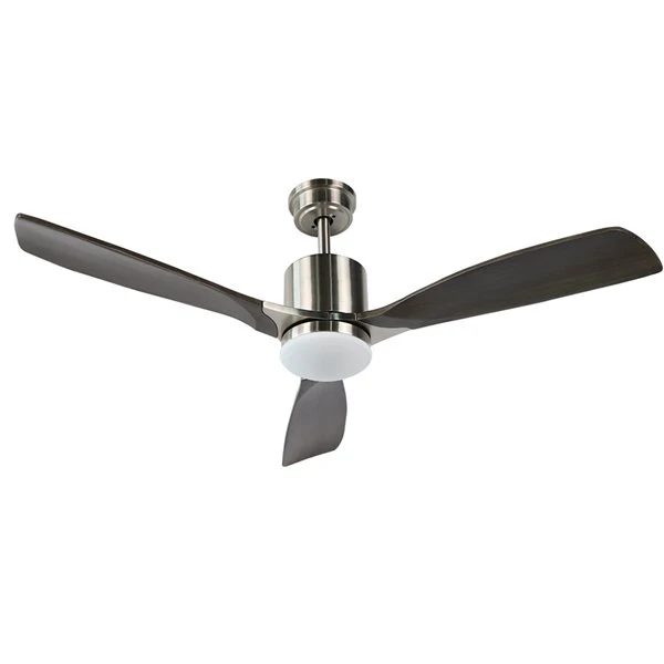 Clihome 52-in Grey-Black LED 3-Blade Solid Wood Ceiling Fan With Remote Control 3 Clihome 52-in Grey-Black LED 3-Blade Solid Wood Ceiling Fan With Remote Control - Image 3