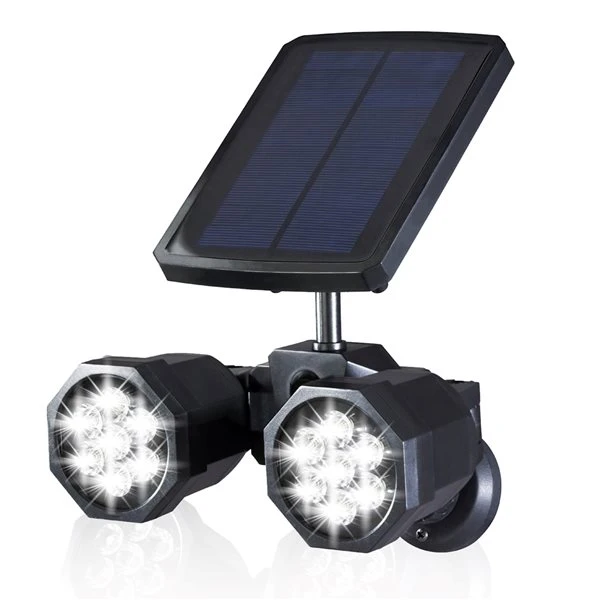 Bell + Howell Bionic Duo 110-degree 500-lumen Black Solar-Powered Integrated LED Motion-Activated Spotlight With Timer 5 Bell + Howell Bionic Duo 110-degree 500-lumen Black Solar-Powered Integrated LED Motion-Activated Spotlight With Timer - Image 5