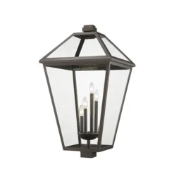 Z-lite Talbot 4-Light 33.75-in Oil Rubbed Bronze Traditional Post Light 8 Z-lite Talbot 4-Light 33.75-in Oil Rubbed Bronze Traditional Post Light -Globe Lite Shop 331069329 MainImage 001 l
