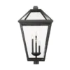 Z-lite Talbot 4-Light 34.25-in Black Traditional Light Post Lantern