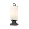 Z-lite Sana 2-Light 22-in Black Modern/contemporary Post Light