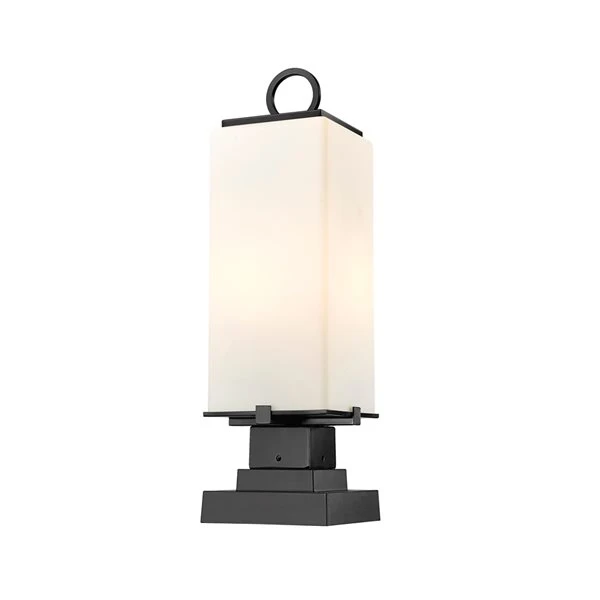 Z-lite Sana 2-Light 22-in Black Modern/contemporary Post Light 1 Z-lite Sana 2-Light 22-in Black Modern/contemporary Post Light