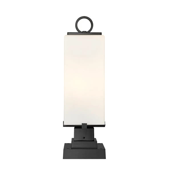 Z-lite Sana 2-Light 22-in Black Modern/contemporary Post Light 2 Z-lite Sana 2-Light 22-in Black Modern/contemporary Post Light - Image 2