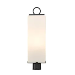 Z-lite Sana 3-Light 26.5-in Black Modern/contemporary Light Post Lantern -Globe Lite Shop 331069422 AlternateImage1 l