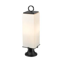 Z-lite Sana 3-Light 28.25-in Black Modern/contemporary Post Light