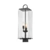 Z-lite Sana 3-Light 26.25-in Black Modern/contemporary Light Post Lantern