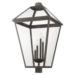 Z-lite Talbot 4-Light 34.25-in Oil Rubbed Bronze Traditional Light Post Lantern -Globe Lite Shop 331069573 AlternateImage4 l