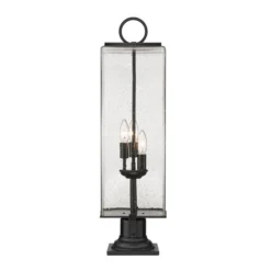 Z-lite Sana 3-Light 28.5-in Black Modern/contemporary Post Light 8 Z-lite Sana 3-Light 28.5-in Black Modern/contemporary Post Light -Globe Lite Shop 331069692 AlternateImage3 l