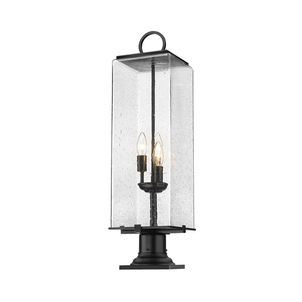 Z-lite Sana 3-Light 28.5-in Black Modern/contemporary Post Light 2 Z-lite Sana 3-Light 28.5-in Black Modern/contemporary Post Light - Image 2