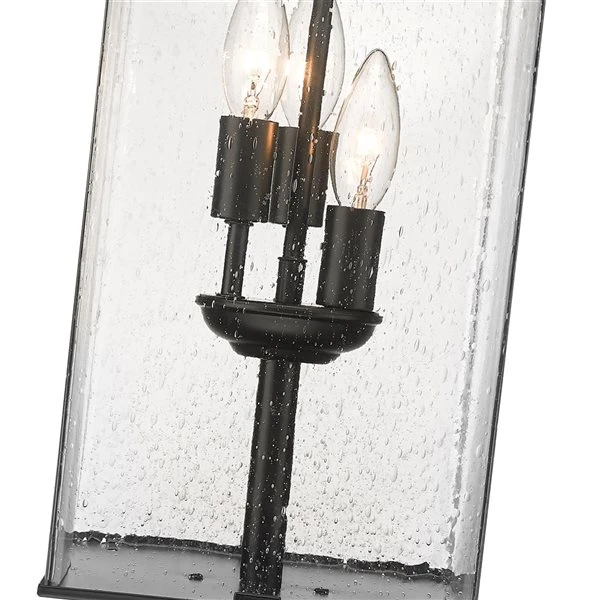 Z-lite Sana 3-Light 28.5-in Black Modern/contemporary Post Light 3 Z-lite Sana 3-Light 28.5-in Black Modern/contemporary Post Light - Image 3
