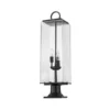 Z-lite Sana 3-Light 28.5-in Black Modern/contemporary Post Light