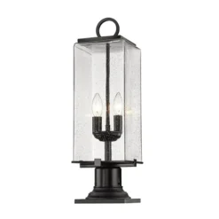Z-lite Sana 2-Light 22.25-in Black Modern/contemporary Post Light 8 Z-lite Sana 2-Light 22.25-in Black Modern/contemporary Post Light -Globe Lite Shop 331069694 AlternateImage3 l