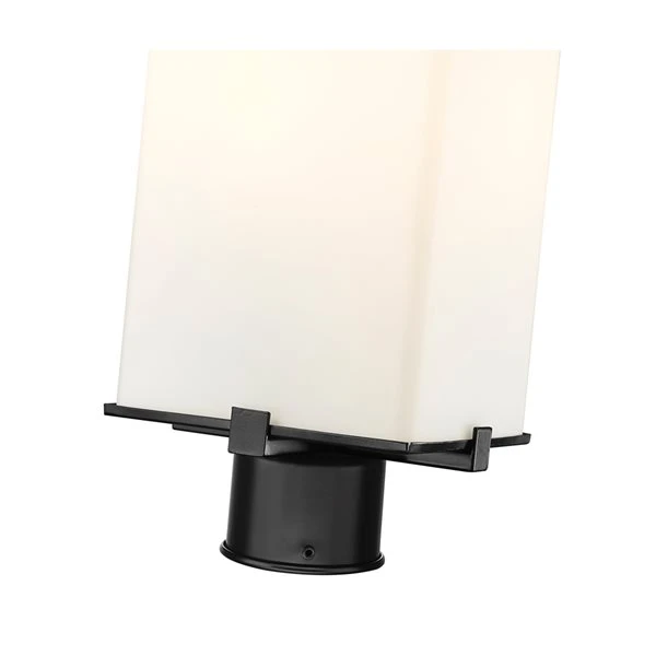 Z-lite Sana 2-Light 20.25-in Black Modern/contemporary Light Post Lantern 5 Z-lite Sana 2-Light 20.25-in Black Modern/contemporary Light Post Lantern - Image 5
