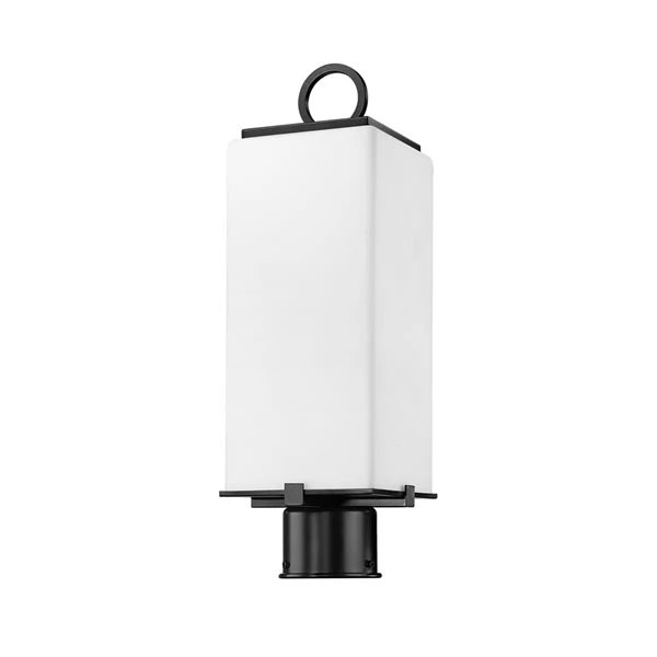Z-lite Sana 2-Light 20.25-in Black Modern/contemporary Light Post Lantern 4 Z-lite Sana 2-Light 20.25-in Black Modern/contemporary Light Post Lantern - Image 4