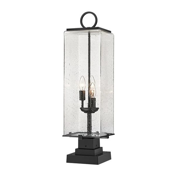 Z-lite Sana 3-Light 28.75-in Black Modern/contemporary Post Light 2 Z-lite Sana 3-Light 28.75-in Black Modern/contemporary Post Light - Image 2