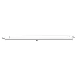 Quickway Imports 47-in Hardwired Slim LED Under Cabinet Light 9 Quickway Imports 47-in Hardwired Slim LED Under Cabinet Light -Globe Lite Shop 332000618 AlternateImage3 l