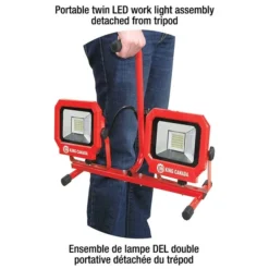 King Canada 6000 Lumens LED Work Light With Tripod -Globe Lite Shop 332001603 AlternateImage1 l