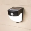 Halo 120-Degree LED Black Motion Activated Sensor Outdoor Solar Security Light