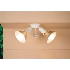 Halo 110-Degree White Motion Activated Sensor Outdoor Security Flood Light