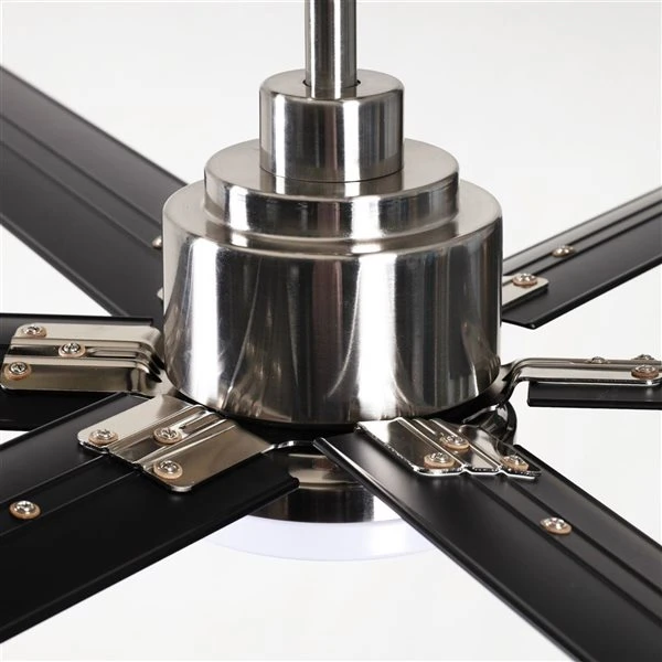 Parrot Uncle 72-in 6-Blade Black Indoor Downrod Mount Ceiling Fan (Remote Control Included) 5 Parrot Uncle 72-in 6-Blade Black Indoor Downrod Mount Ceiling Fan (Remote Control Included) - Image 5