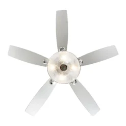 Parrot Uncle 52-in 5-Blade Silver Indoor Downrod Mount Ceiling Fan (Remote Control Included) 8 Parrot Uncle 52-in 5-Blade Silver Indoor Downrod Mount Ceiling Fan (Remote Control Included) -Globe Lite Shop 332004823 AlternateImage4 l