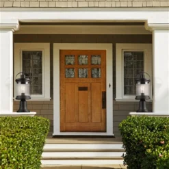 Globe Electric Zeke 19-in 1-Light Matte Black Post Light Fixture -Globe Lite Shop 332009358 AlternateImage4 l