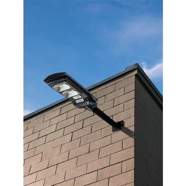 Classy Caps Solar 180-Degree Black Motion Activated Outdoor 1-Light Area Light 3 Classy Caps Solar 180-Degree Black Motion Activated Outdoor 1-Light Area Light - Image 3